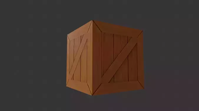Hand Painted Create PBR Free low-poly 3D model