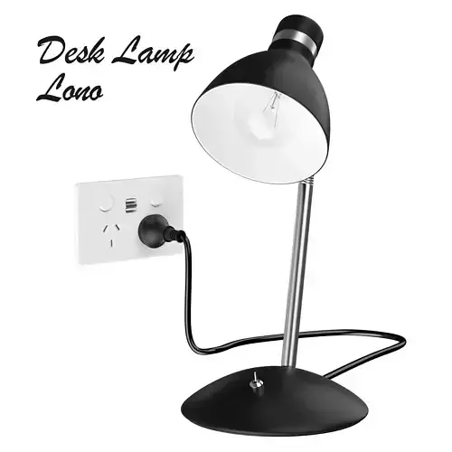 Desk Lamp Lono Low-poly 3D model