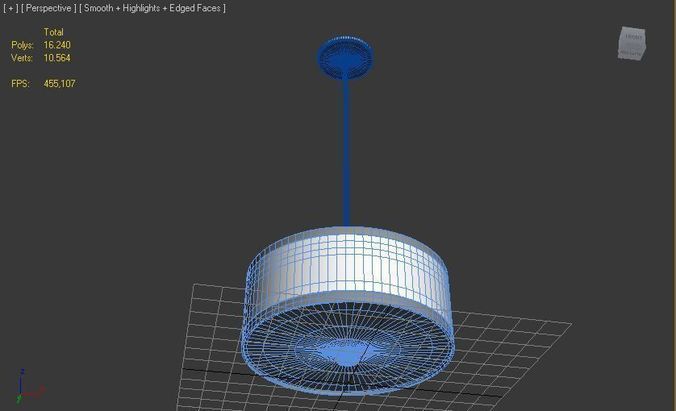 Light Pendant  Low-poly 3D model