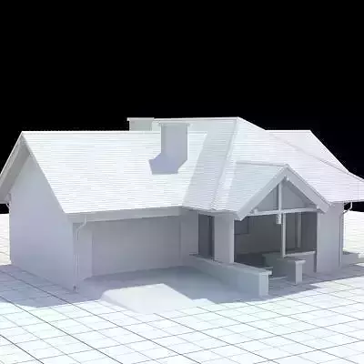 Highly detailed single-family house 2