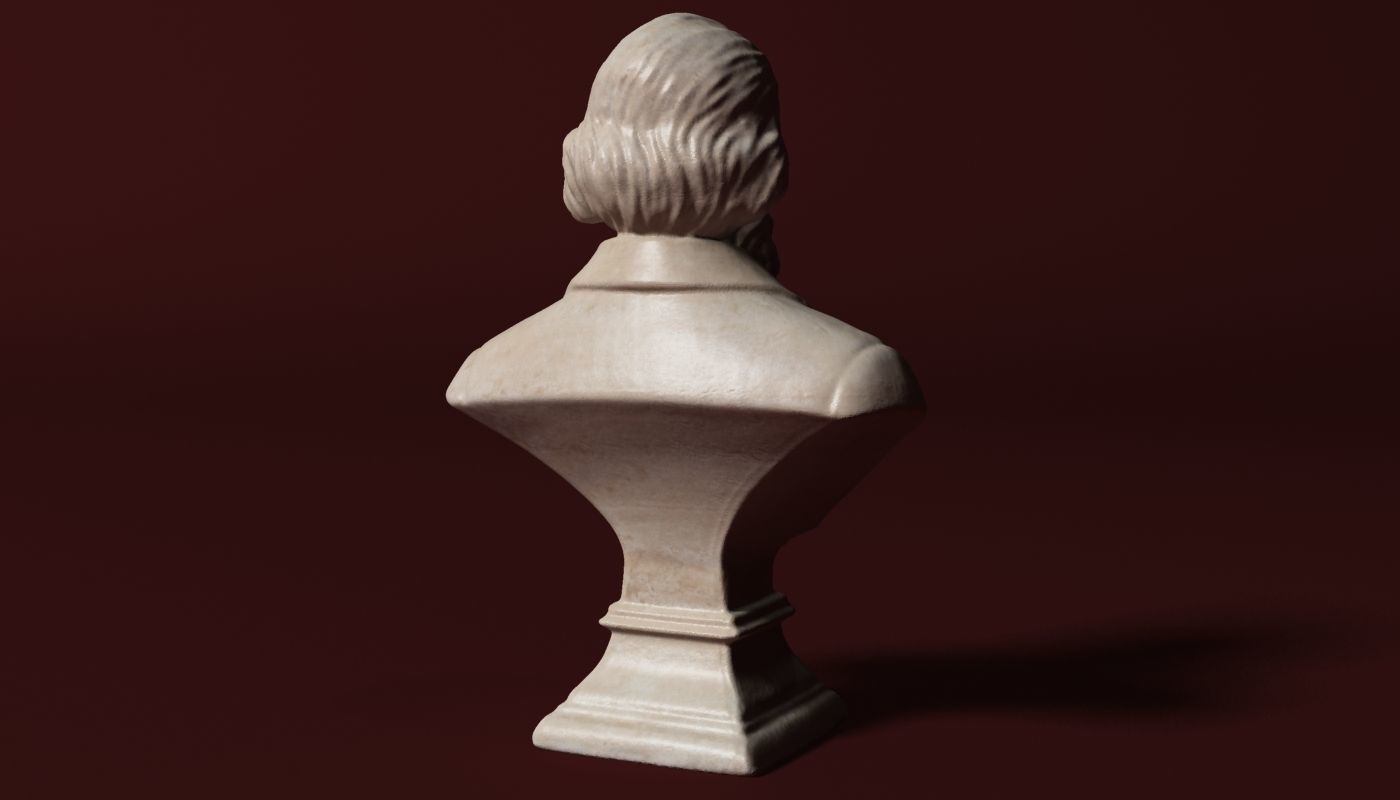 Brahms Bust 3D model_3