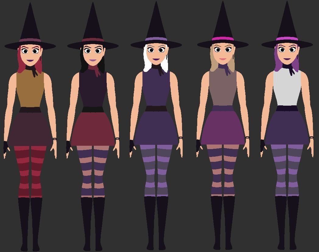 3D Challenge - Female Characters - Urban Autumn Witch 3D model_5