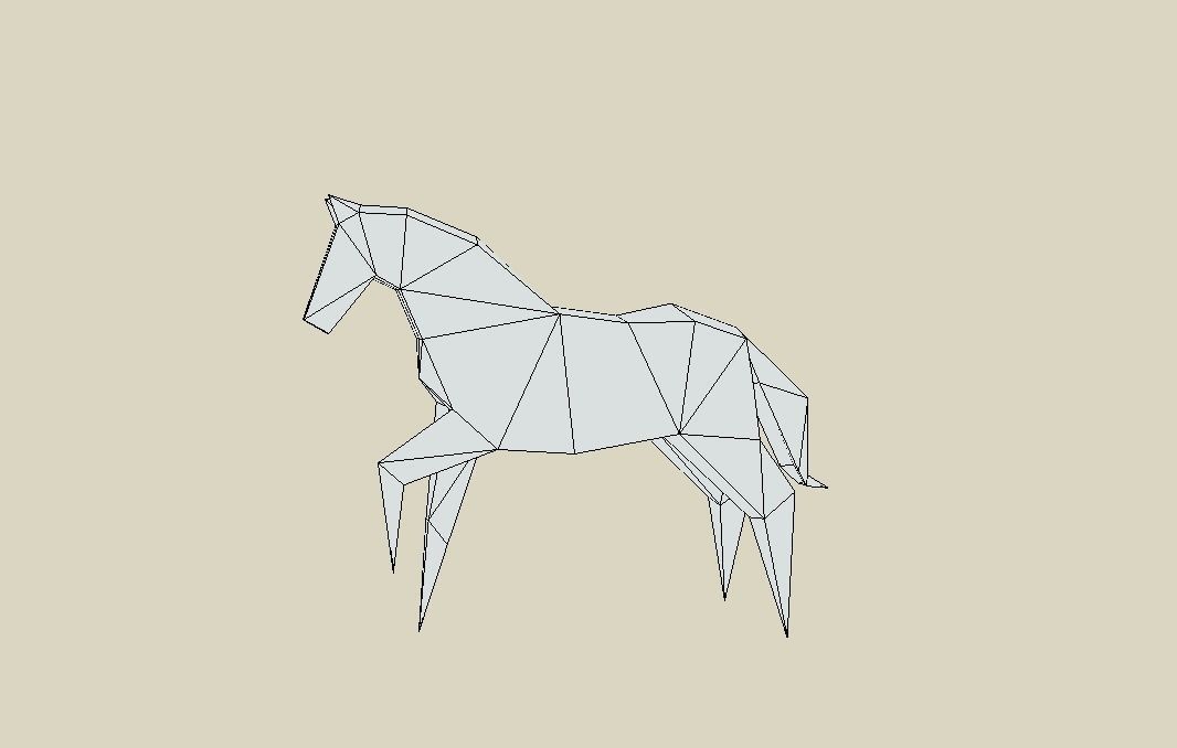 Animals of the Chinese Zodiac Low-poly 3D model_17