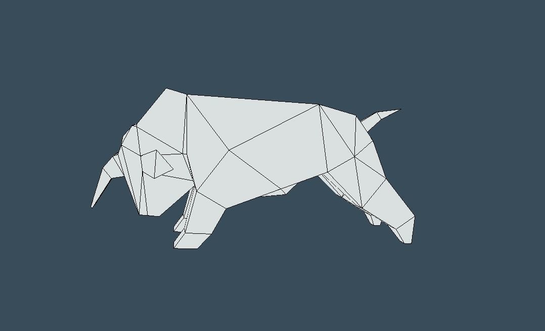 Animals of the Chinese Zodiac Low-poly 3D model_19