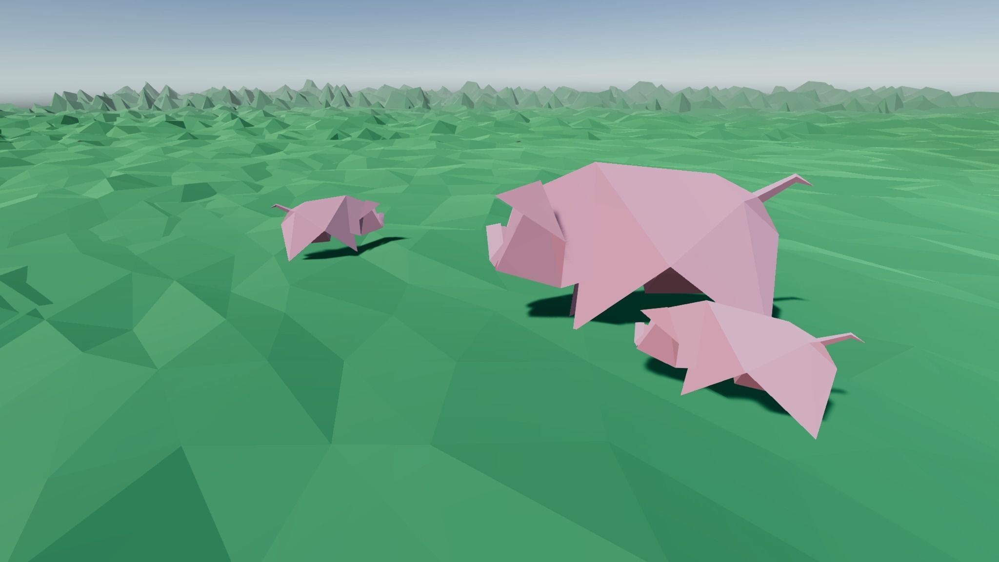 Animals of the Chinese Zodiac Low-poly 3D model_10