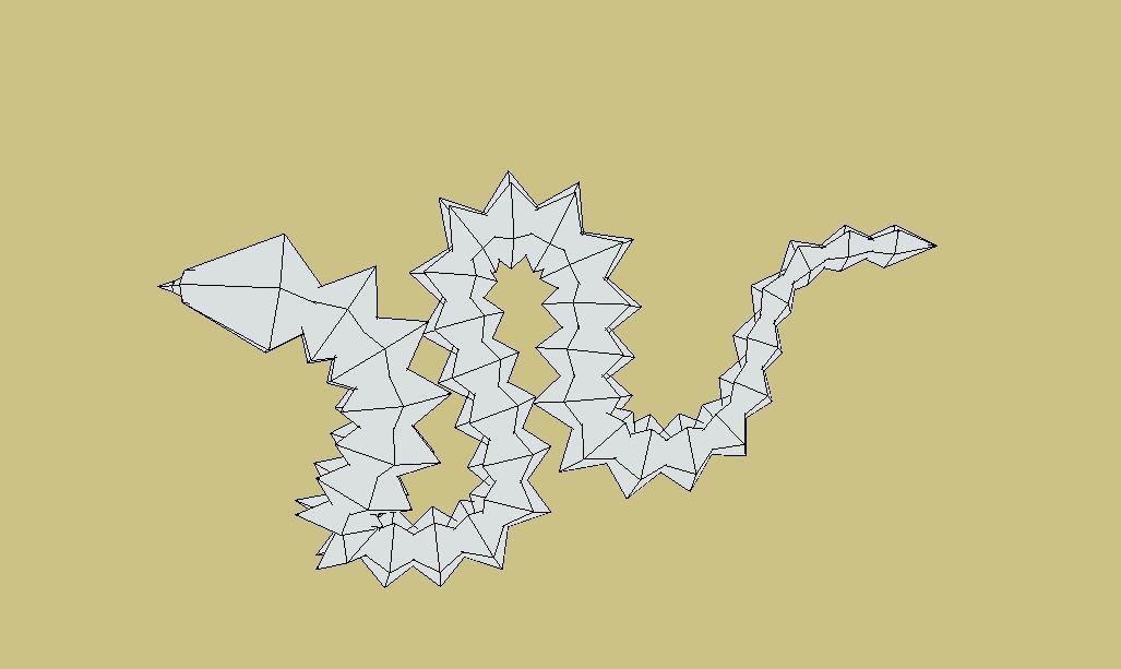 Animals of the Chinese Zodiac Low-poly 3D model_27