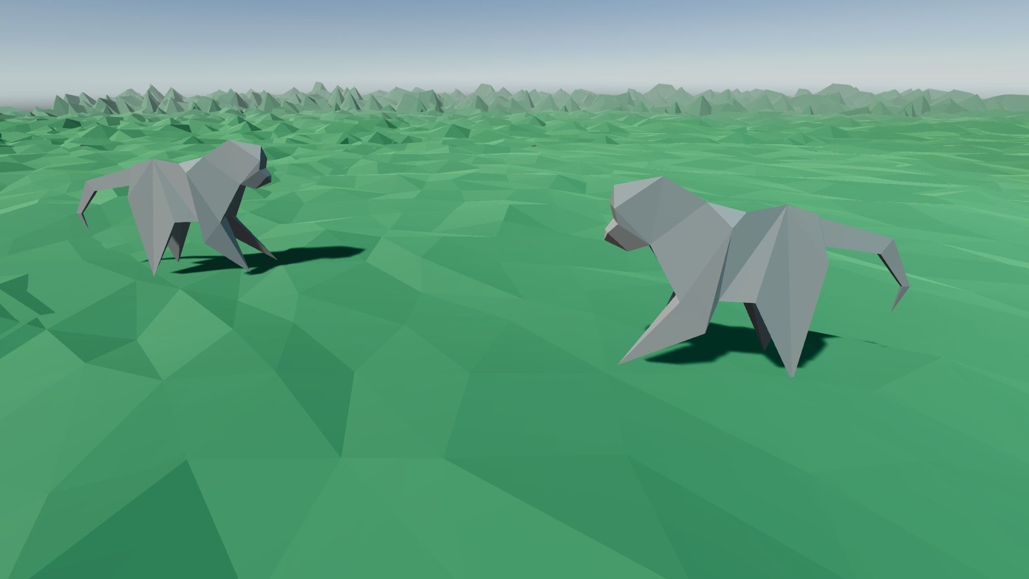 Animals of the Chinese Zodiac Low-poly 3D model_9