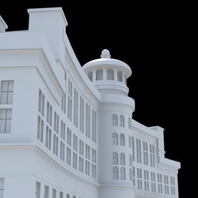 Luxury Hotel 3D model_1