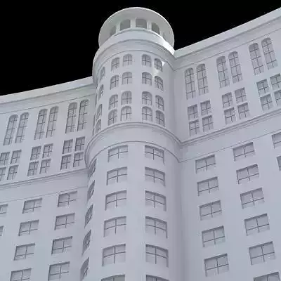 Luxury Hotel 3D model