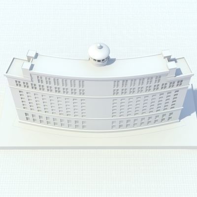 Luxury Hotel 3D model_4