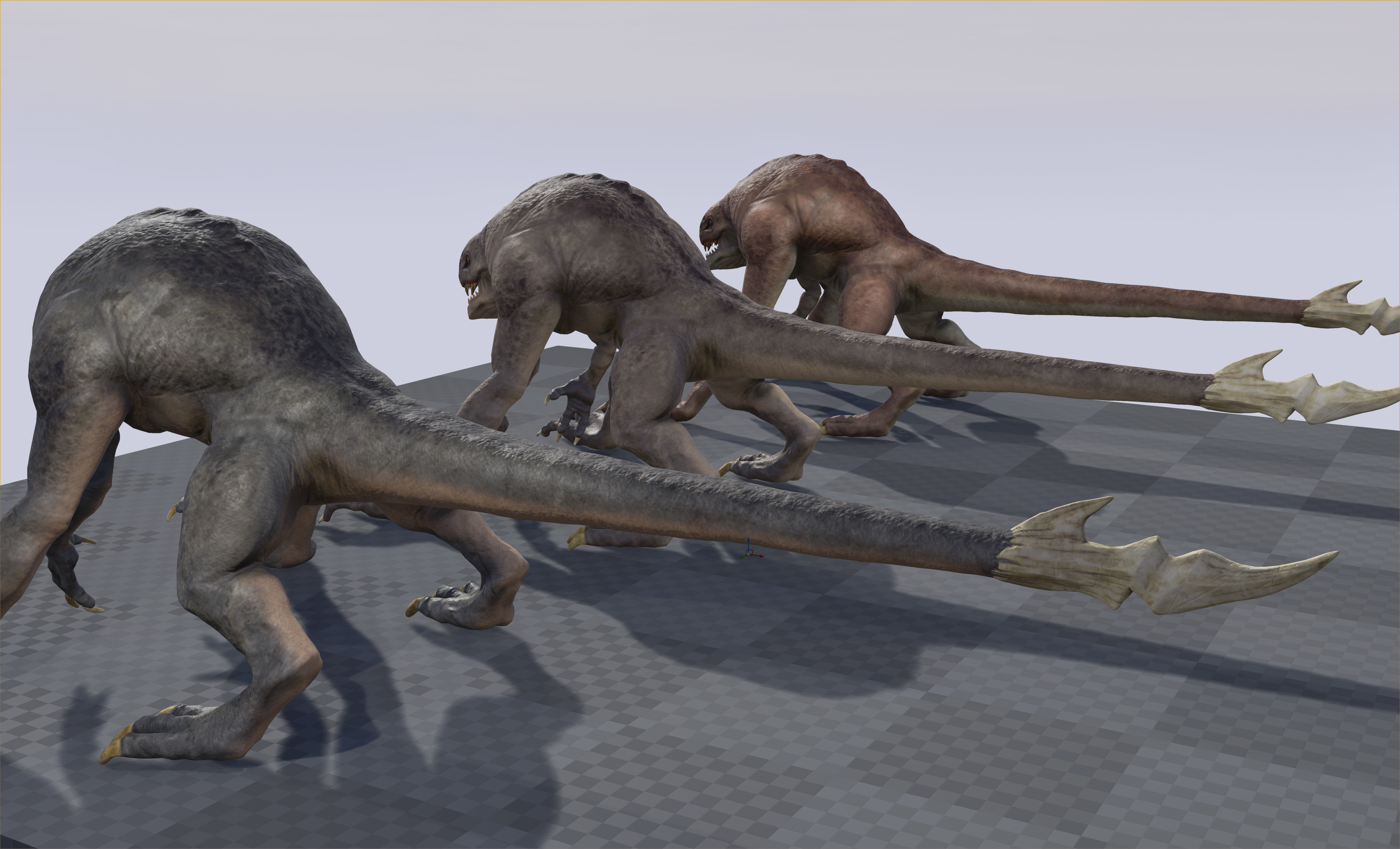 sci fi creature 1 Low-poly 3D model_10