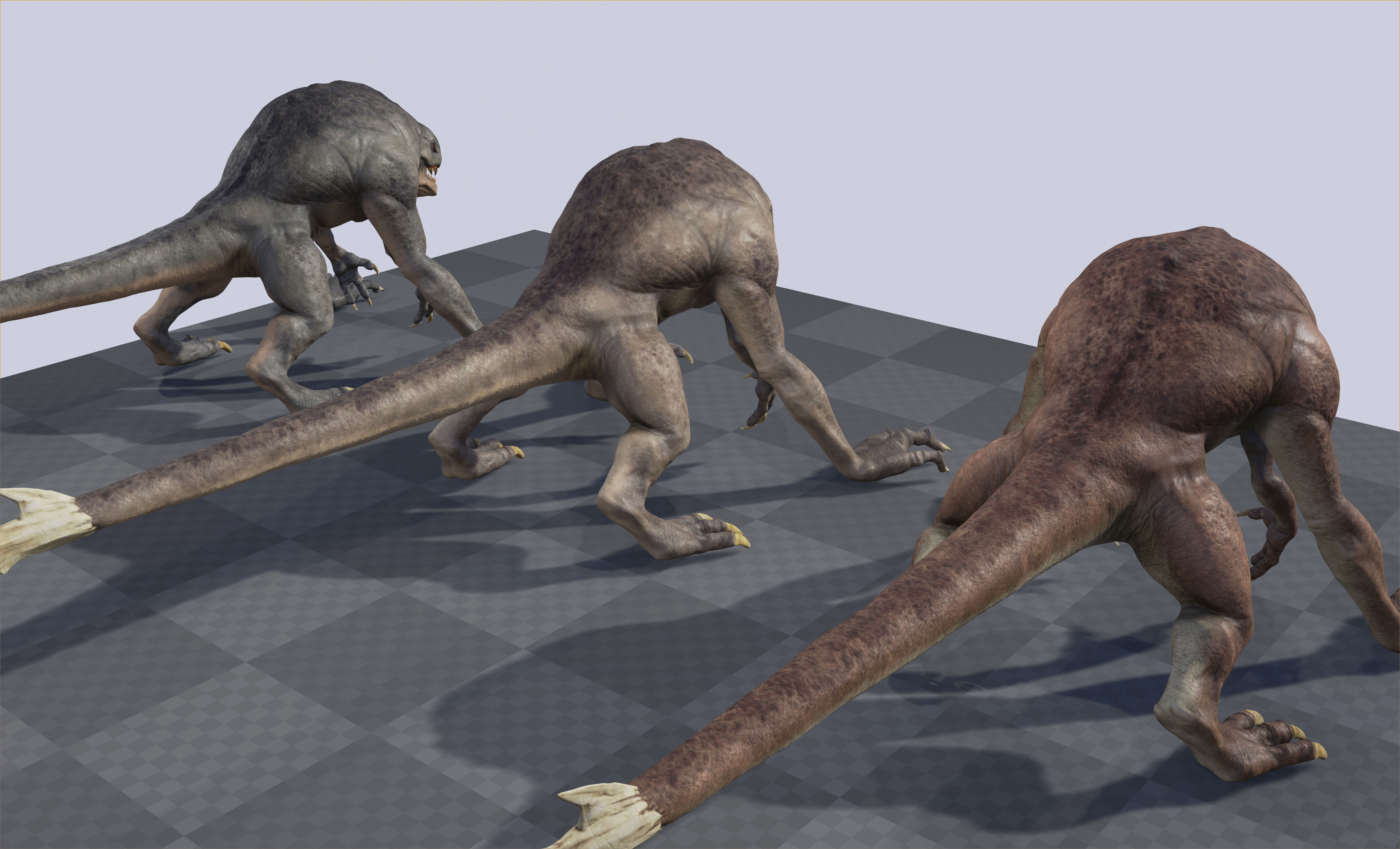 sci fi creature 1 Low-poly 3D model_9