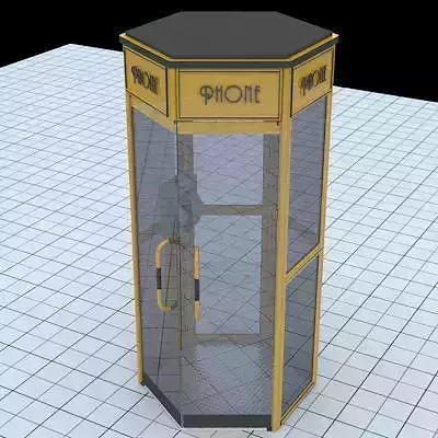 Phone box 3D model