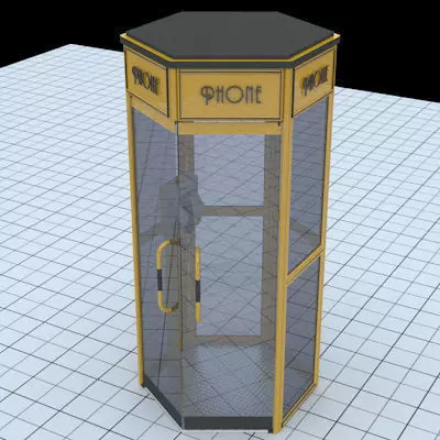 Phone box 3D model_0