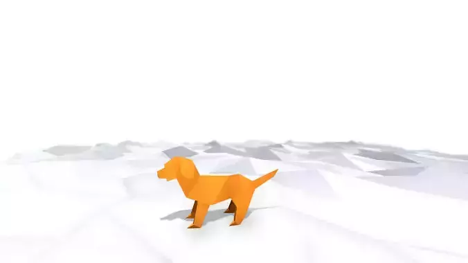 Origami Dog