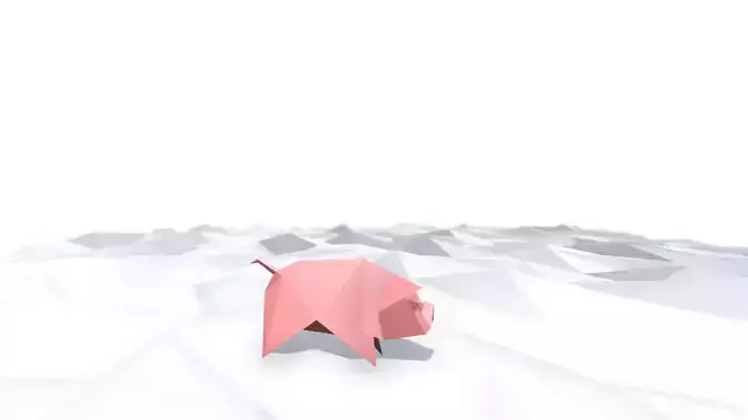 Origami Pig