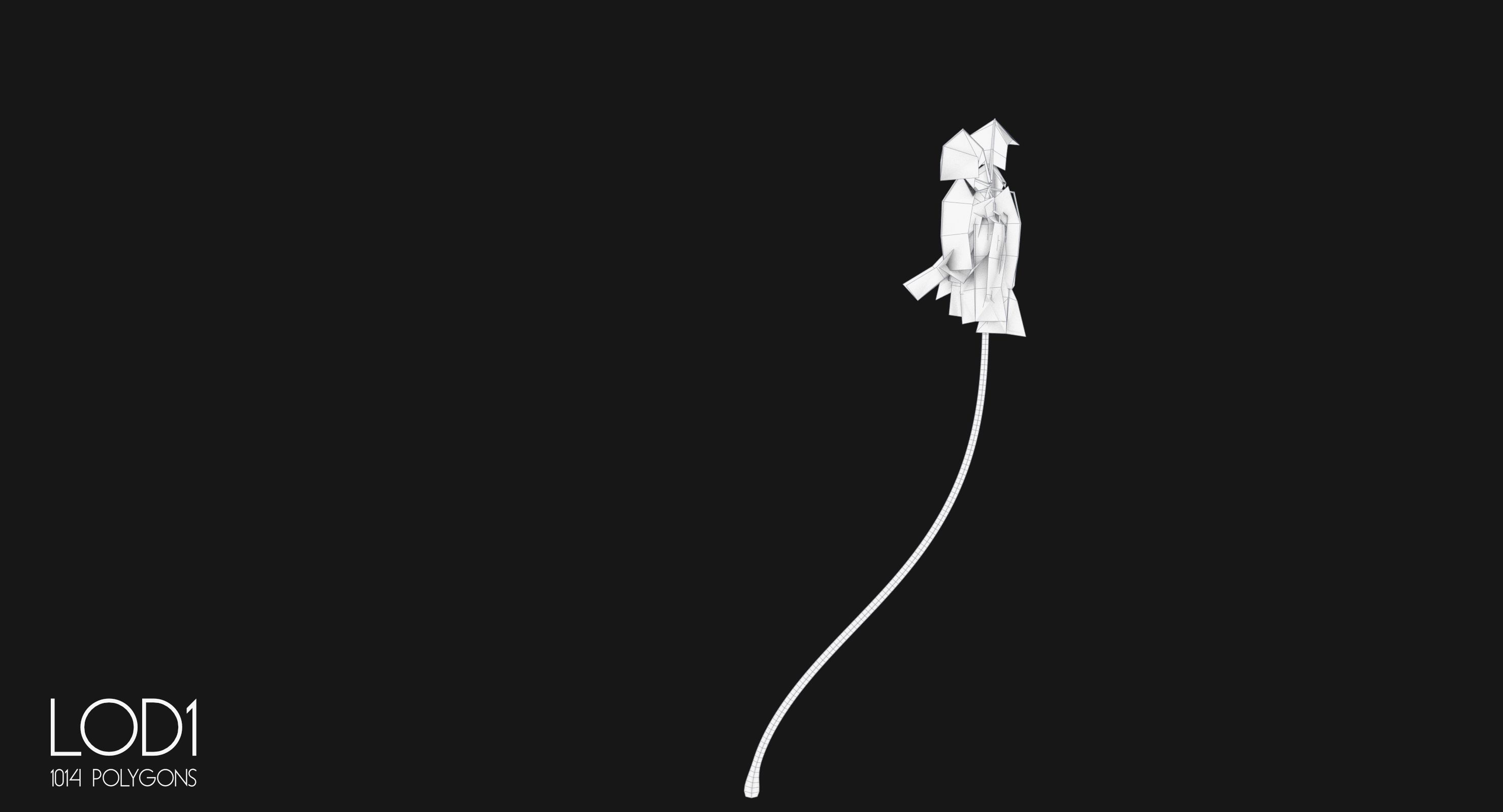 Cocos Nucifera 6354 - 03 Low-poly 3D model_12