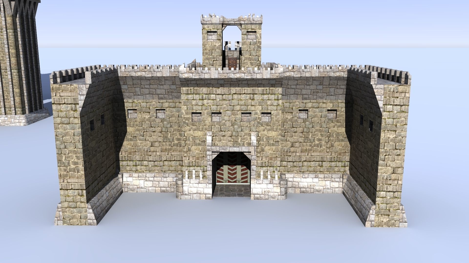 Medieval Castle Pack 3D model_8