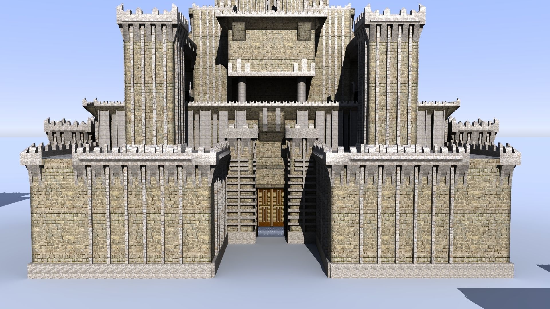Medieval Castle Pack 3D model_16