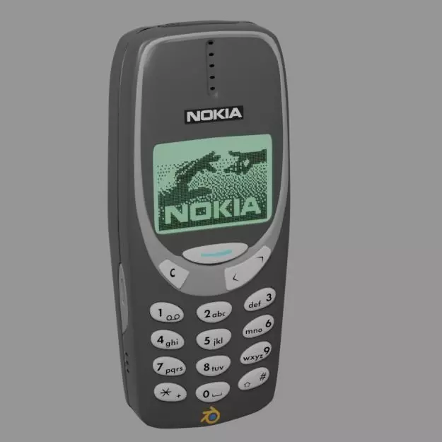 Nokia 3310 3D model_0