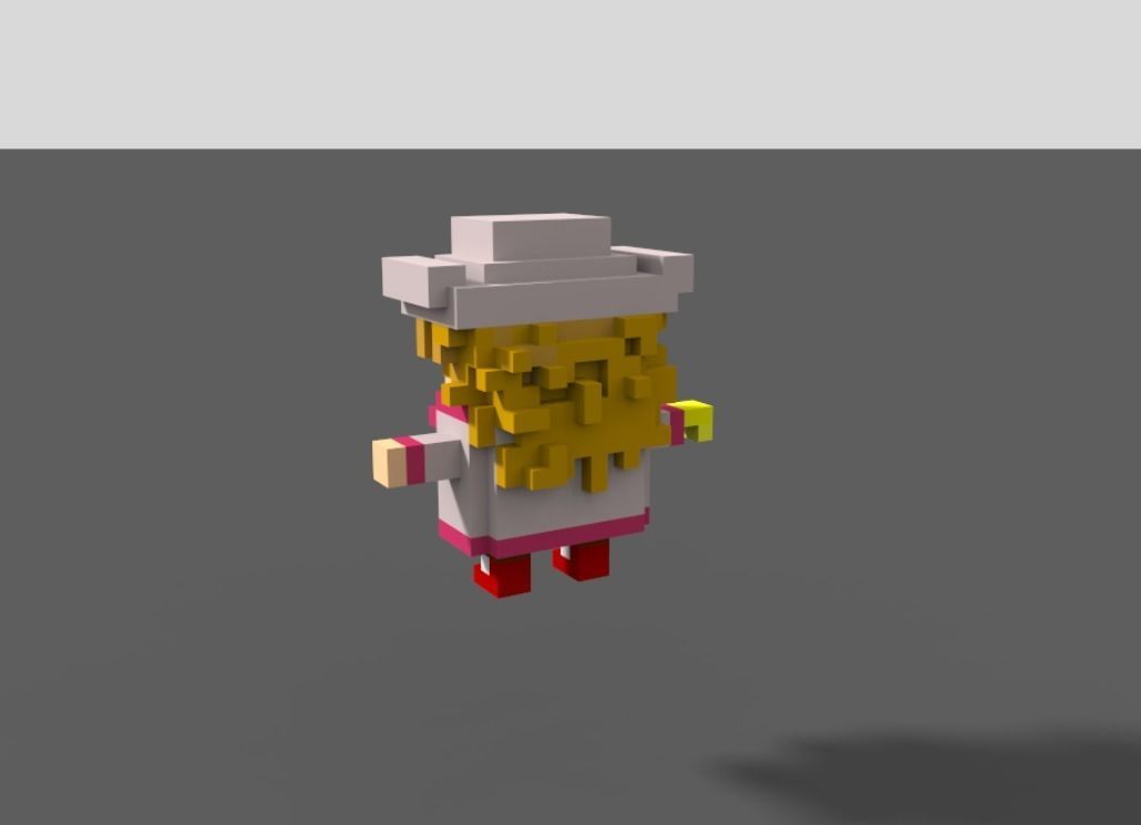 Pirate Queen 3D model_2