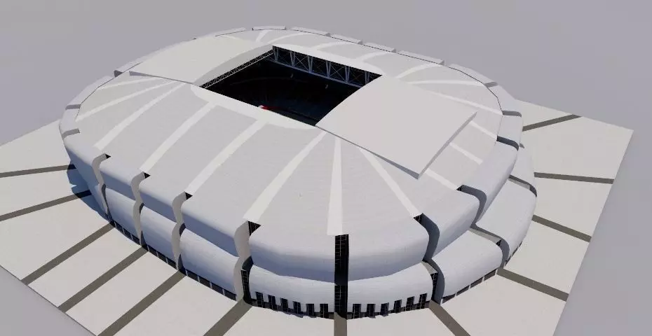 University of Phoenix Stadium Low-poly 3D model