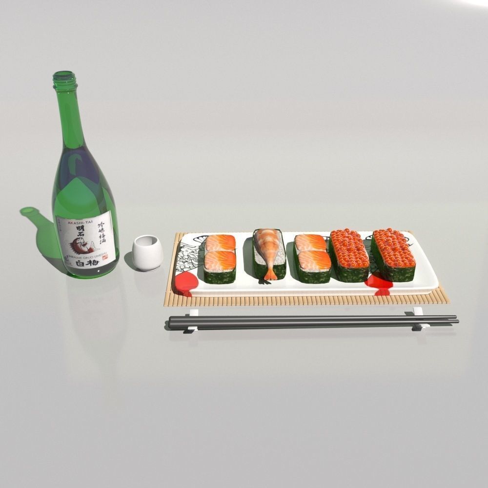 Salmon Plus Animation  Low-poly 3D model_3