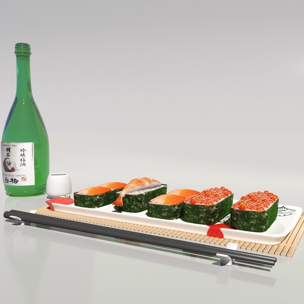 Salmon Plus Animation  Low-poly 3D model_4