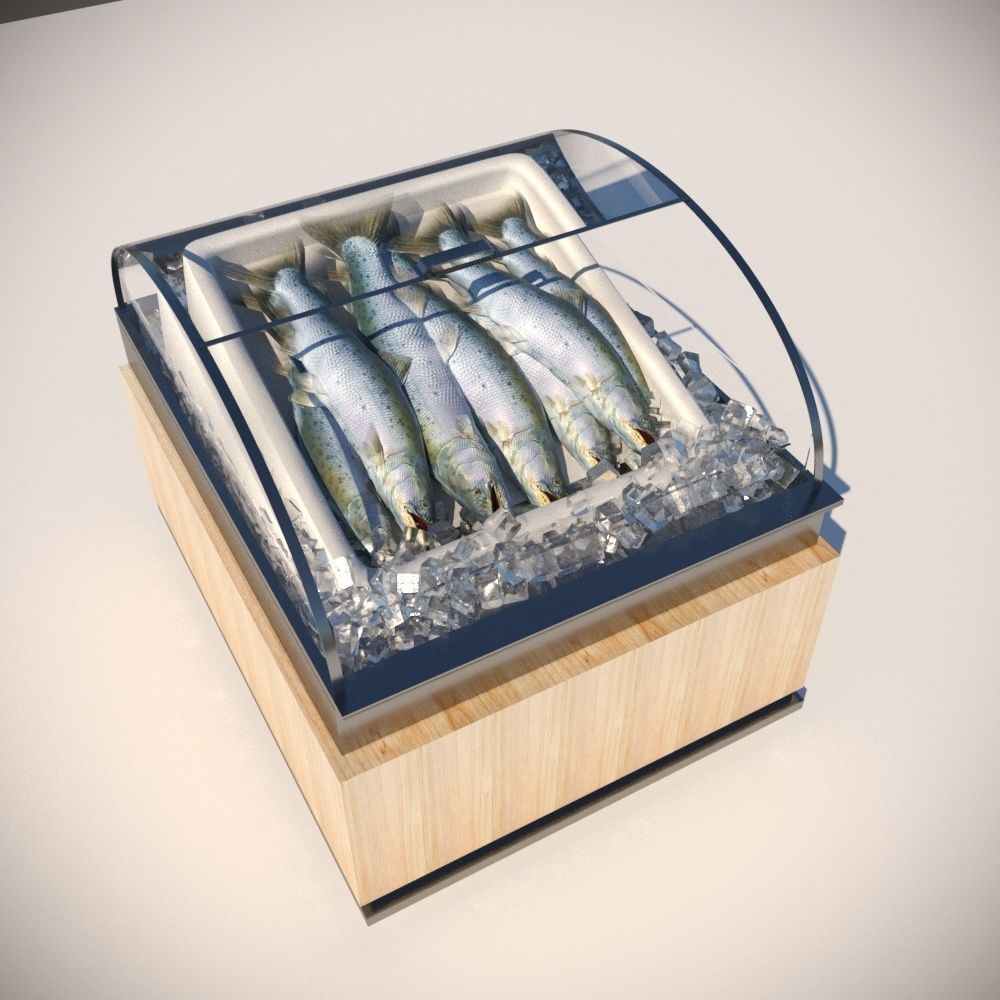 Salmon Plus Animation  Low-poly 3D model_6