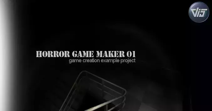 Horror Game Maker 01 Low-poly 3D model