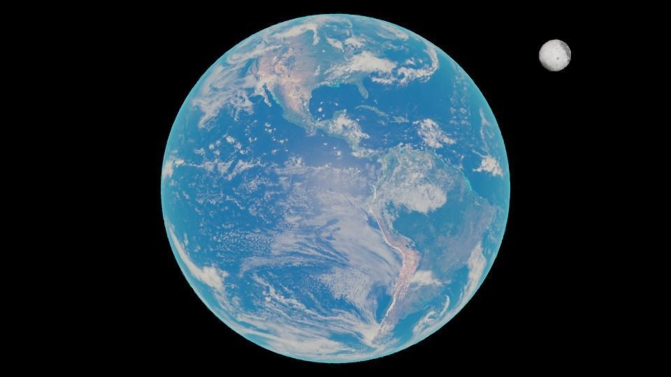 Photorealistic Solar System 3D model_5