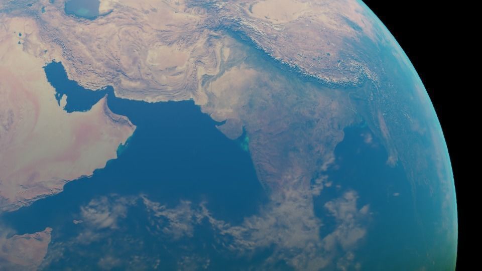 Photorealistic Solar System 3D model_2