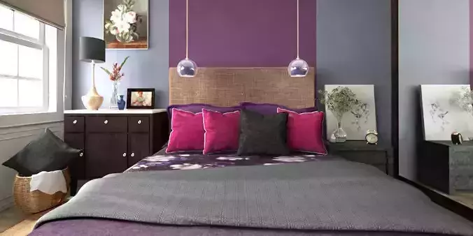 Fresh European countryside neo classic full interior studio 3D model