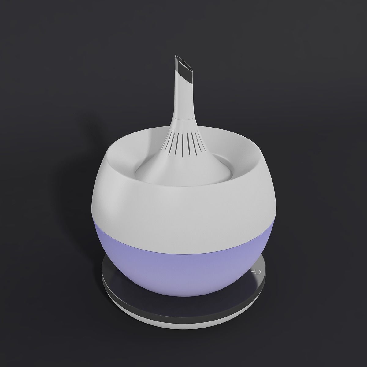 humidifier aroma diffuser on table 3D model_1