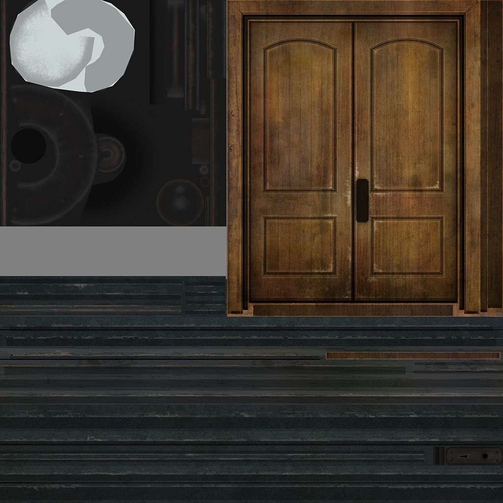 The building at Corner Low-poly 3D model_14