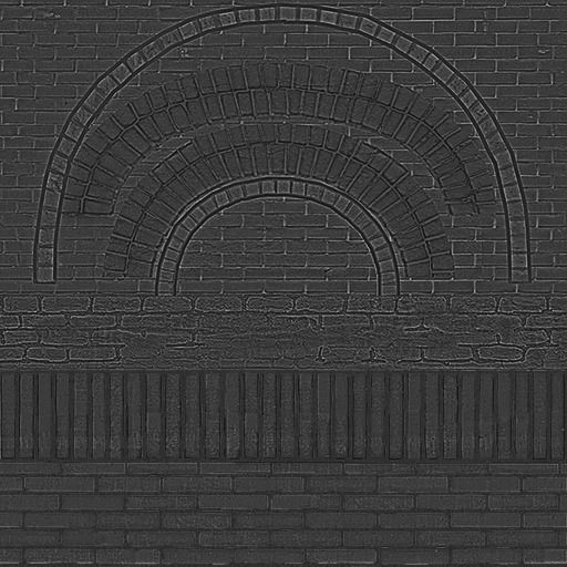 The building at Corner Low-poly 3D model_12