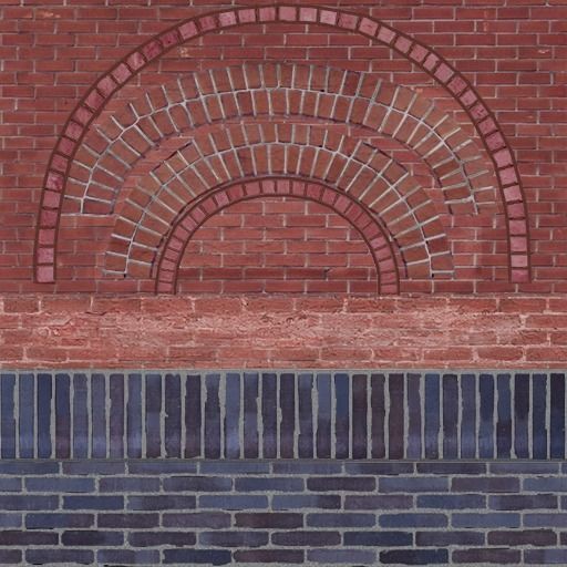 The building at Corner Low-poly 3D model_13