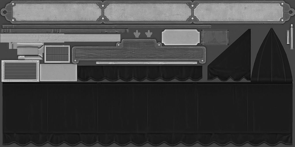 The building at Corner Low-poly 3D model_8