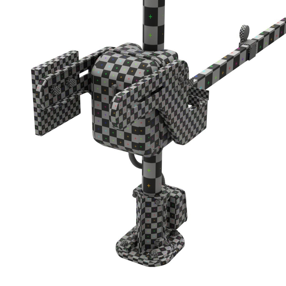 Railroad Crossing 3D model_15