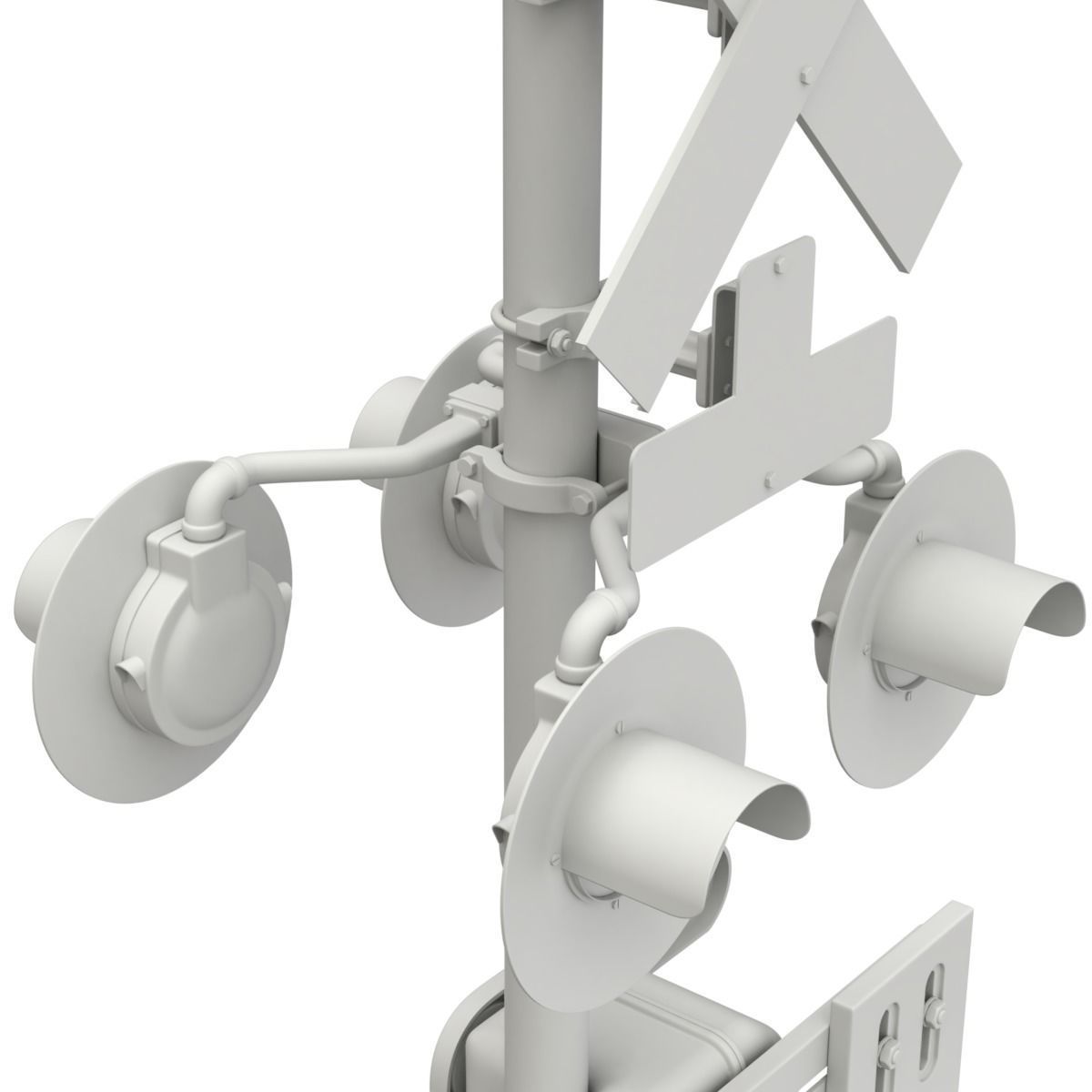 Railroad Crossing 3D model_23