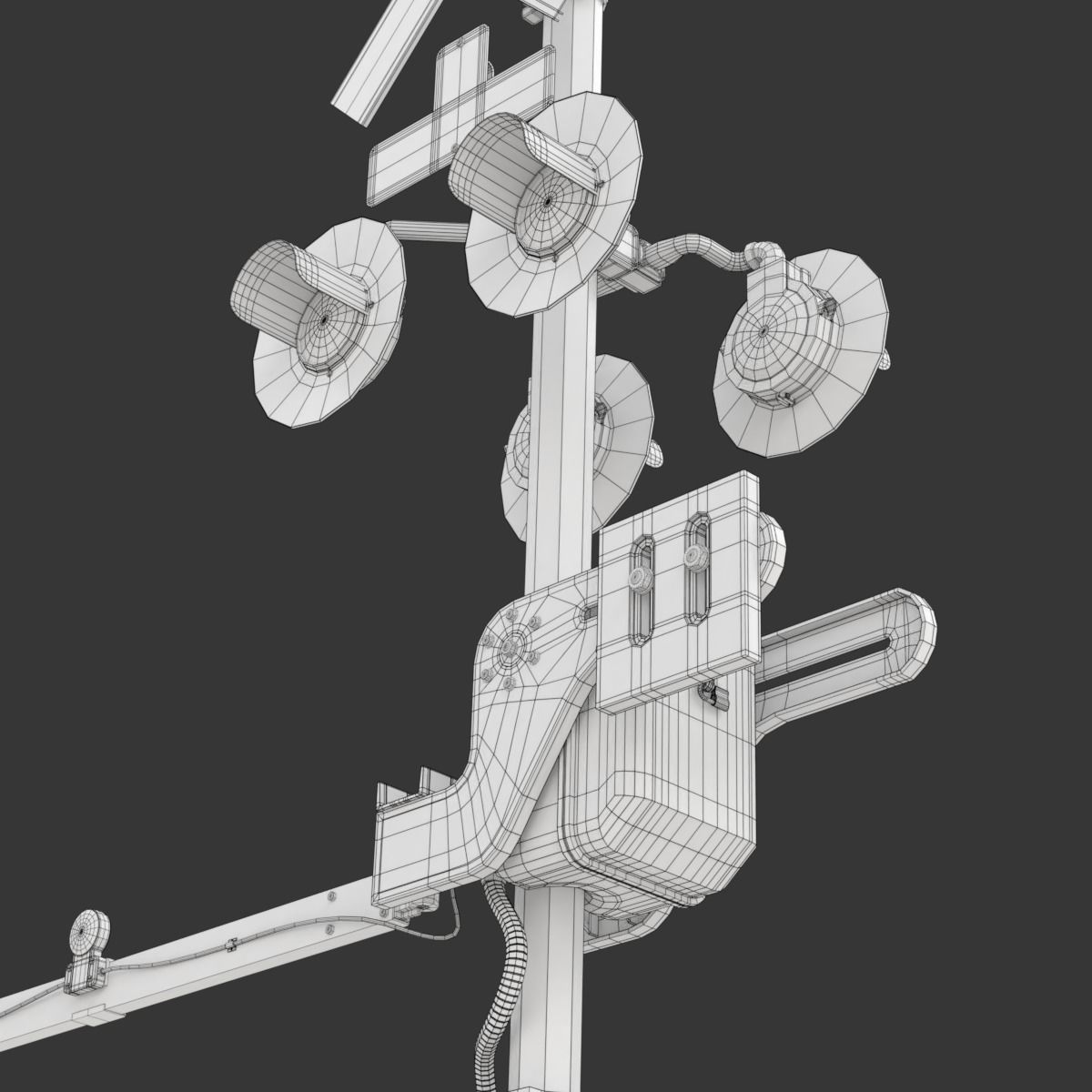 Railroad Crossing 3D model_26