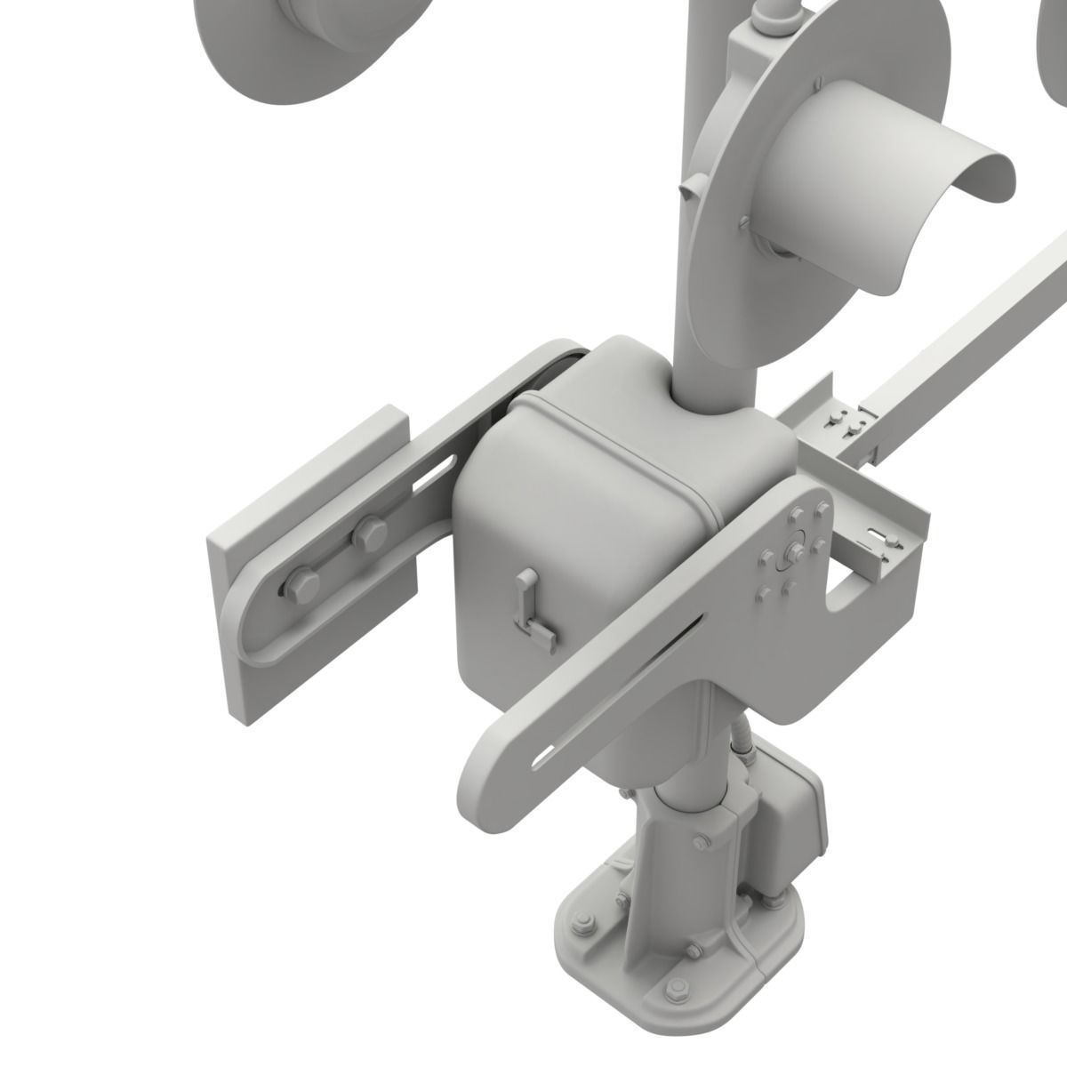 Railroad Crossing 3D model_20