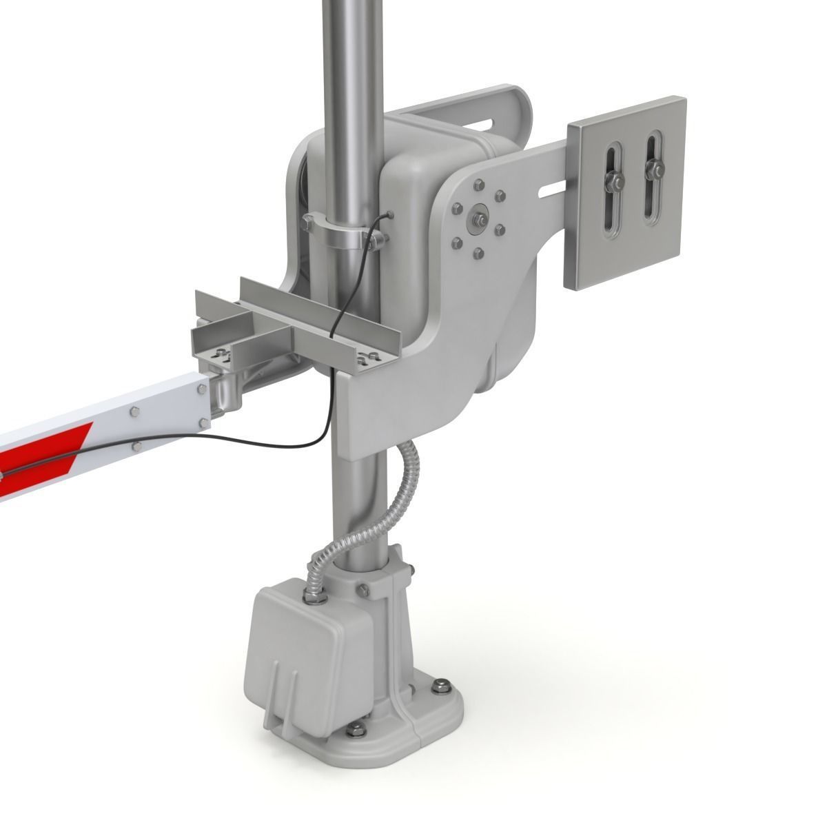 Railroad Crossing 3D model_3