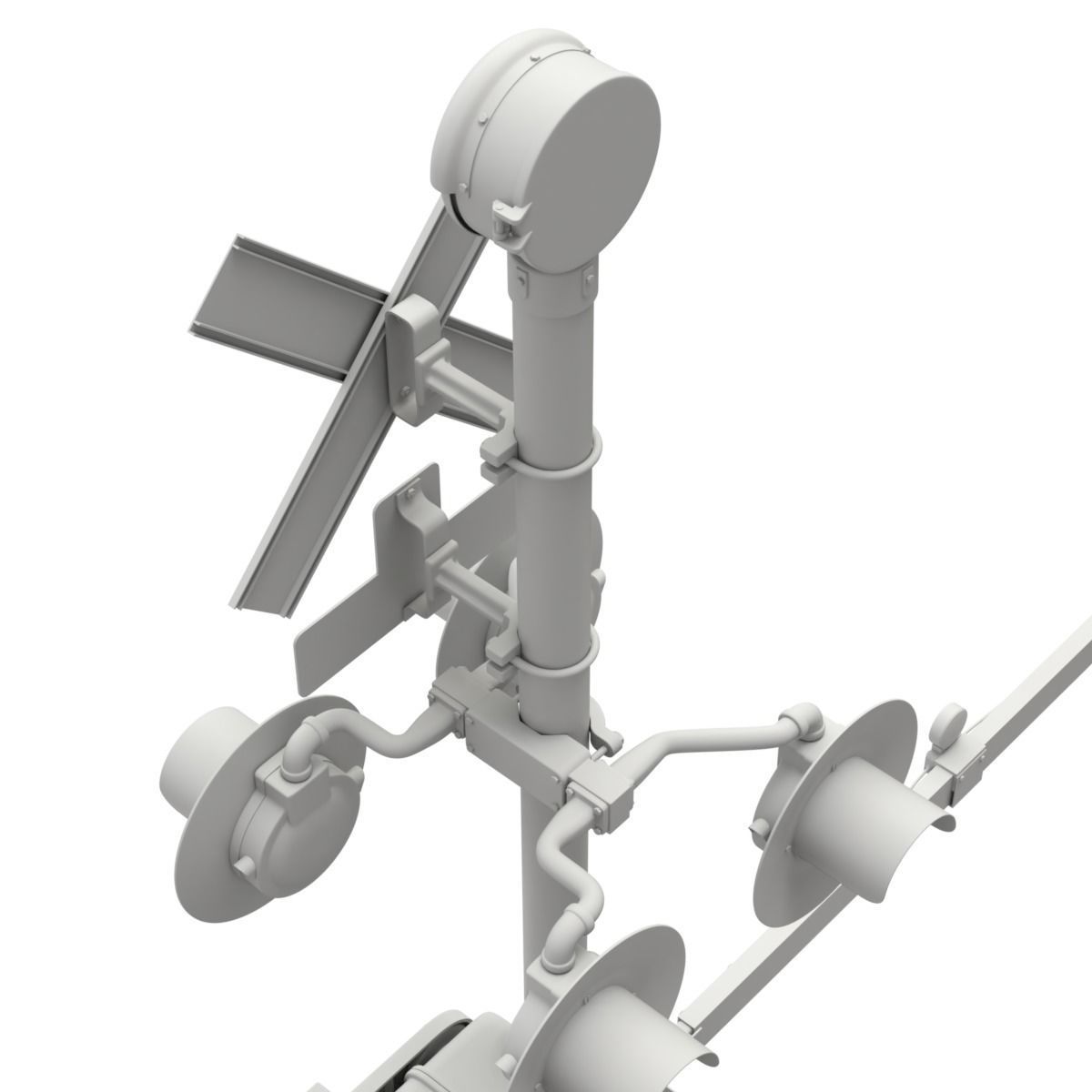 Railroad Crossing 3D model_21