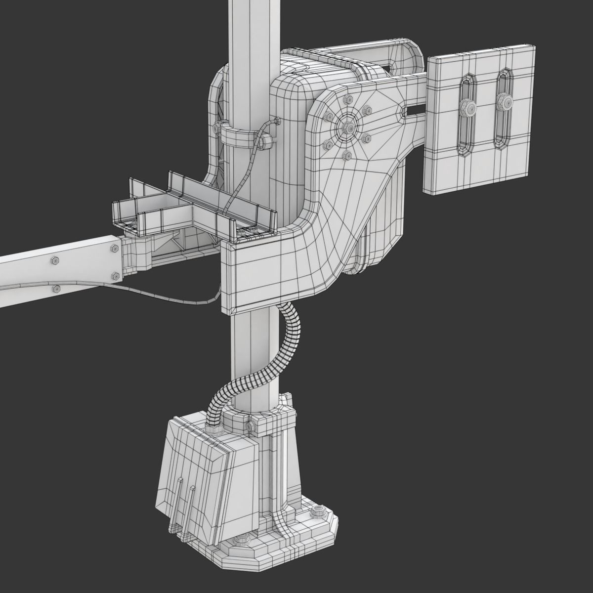 Railroad Crossing 3D model_37