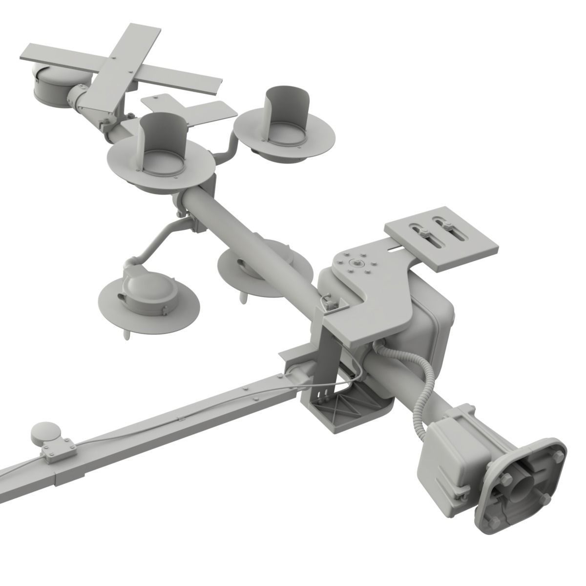 Railroad Crossing 3D model_22