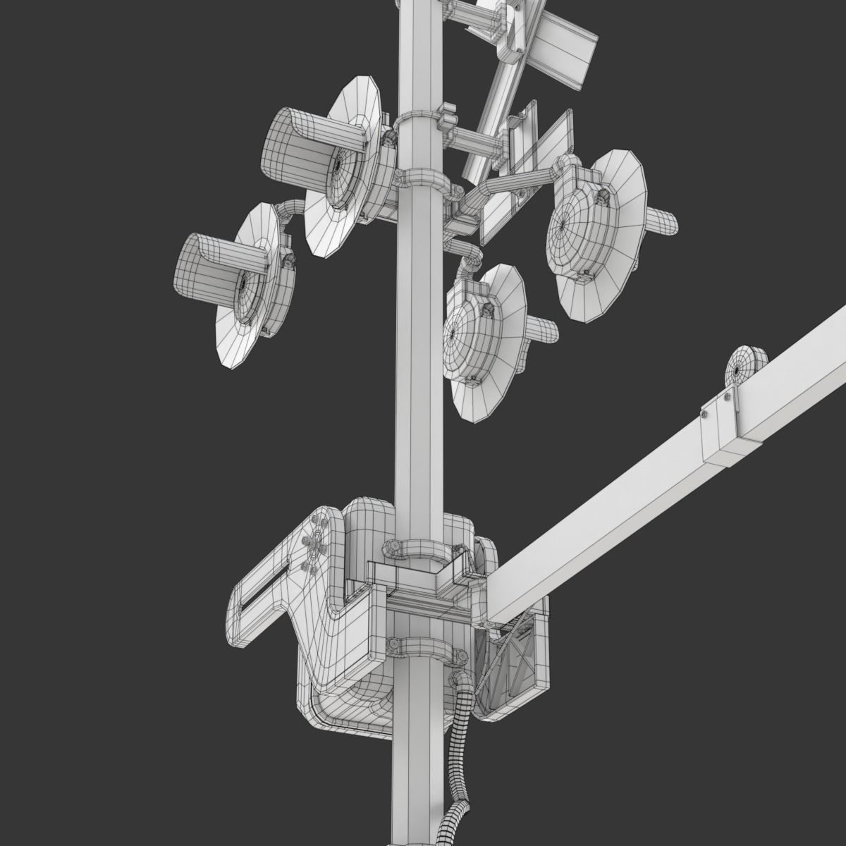 Railroad Crossing 3D model_24