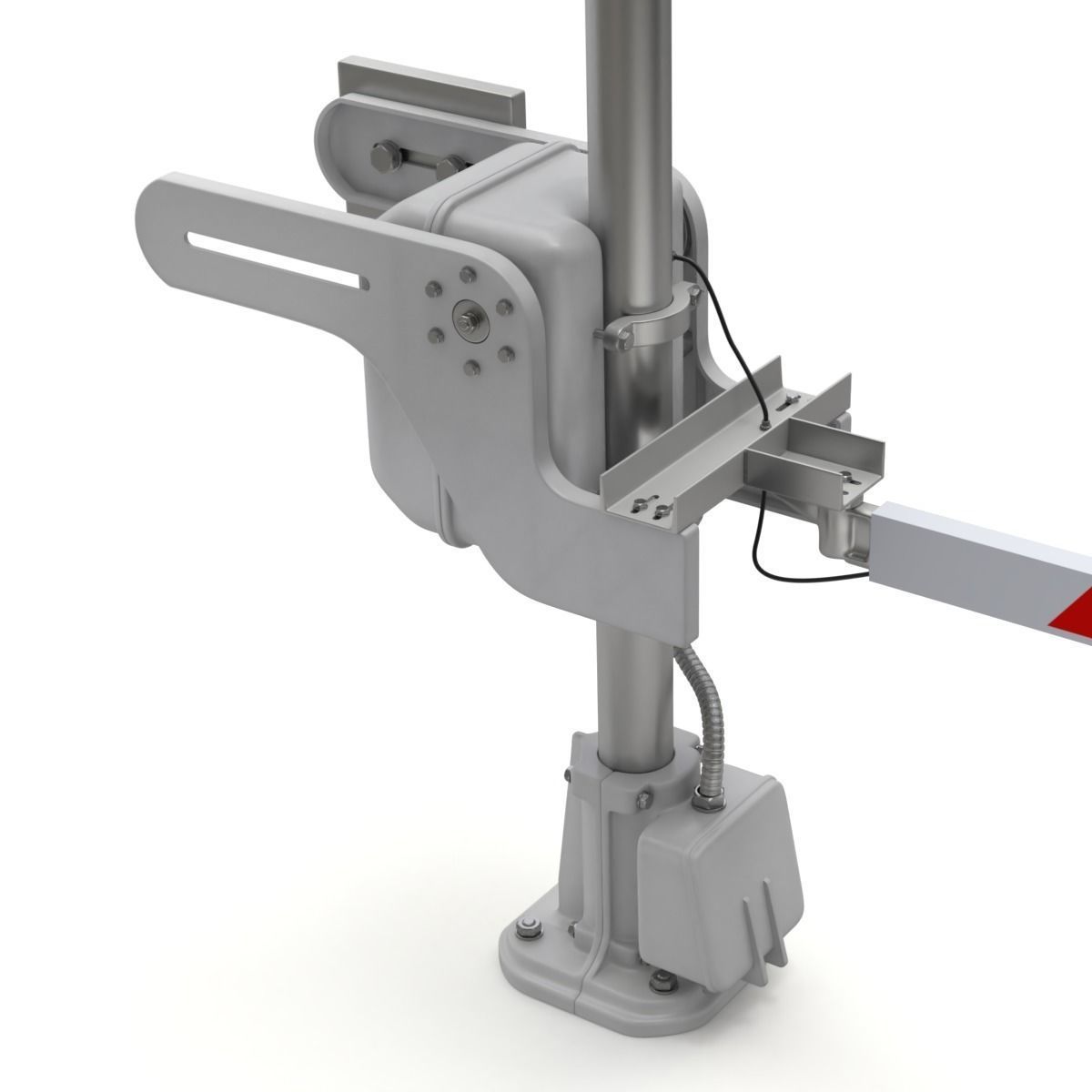 Railroad Crossing 3D model_12