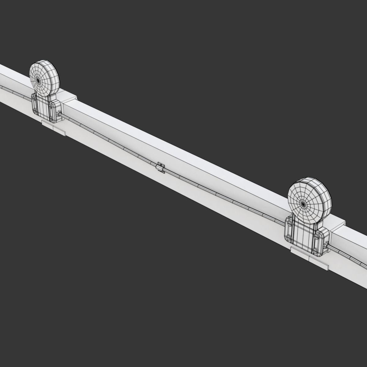 Railroad Crossing 3D model_31