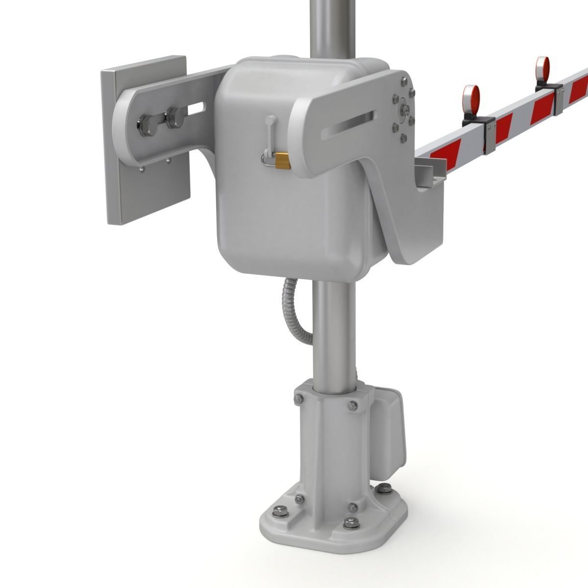 Railroad Crossing 3D model_2